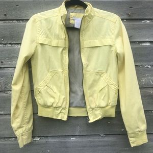 Yellow Bomber Jacket